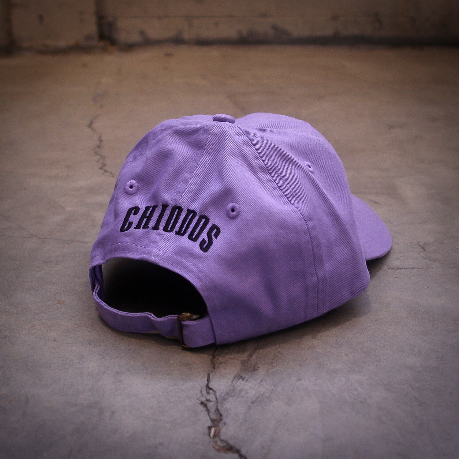 Black Logo Lavender Dad Hat